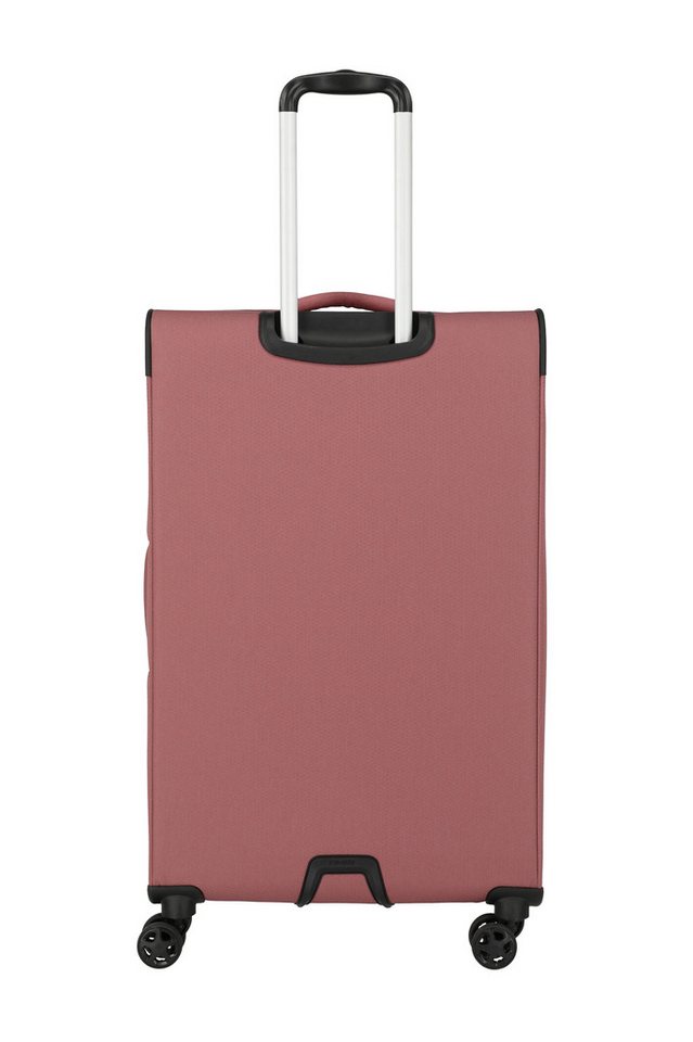 travelite Trolley KICK OFF Reisekoffer, 4 Rollen, 4 Doppelrollen, Außentaschen und Packgurte – leicht und robust Bild 4