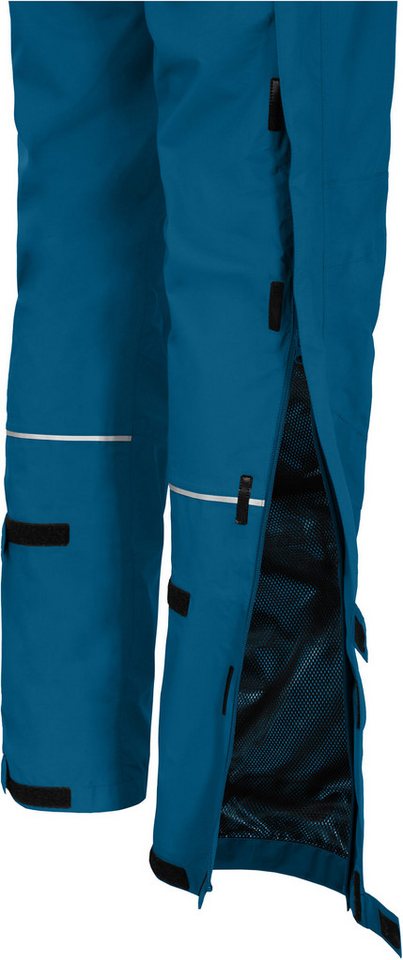 Bergson Regenhose MITCHELL Herren Regenhose, Netzfutter, 12000 mm Wassersäule, Kurzgrößen, Saphi