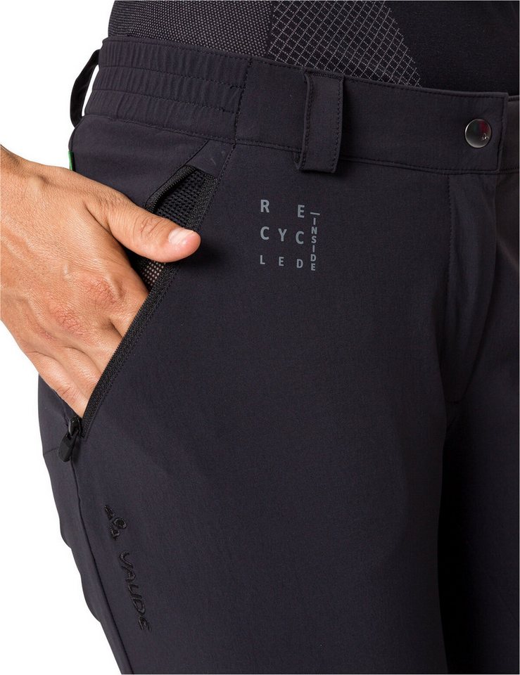 VAUDE Funktionshose Women's Yaras ZO Pants (1-tlg) atmungsaktive und schnelltrocknende Radhose