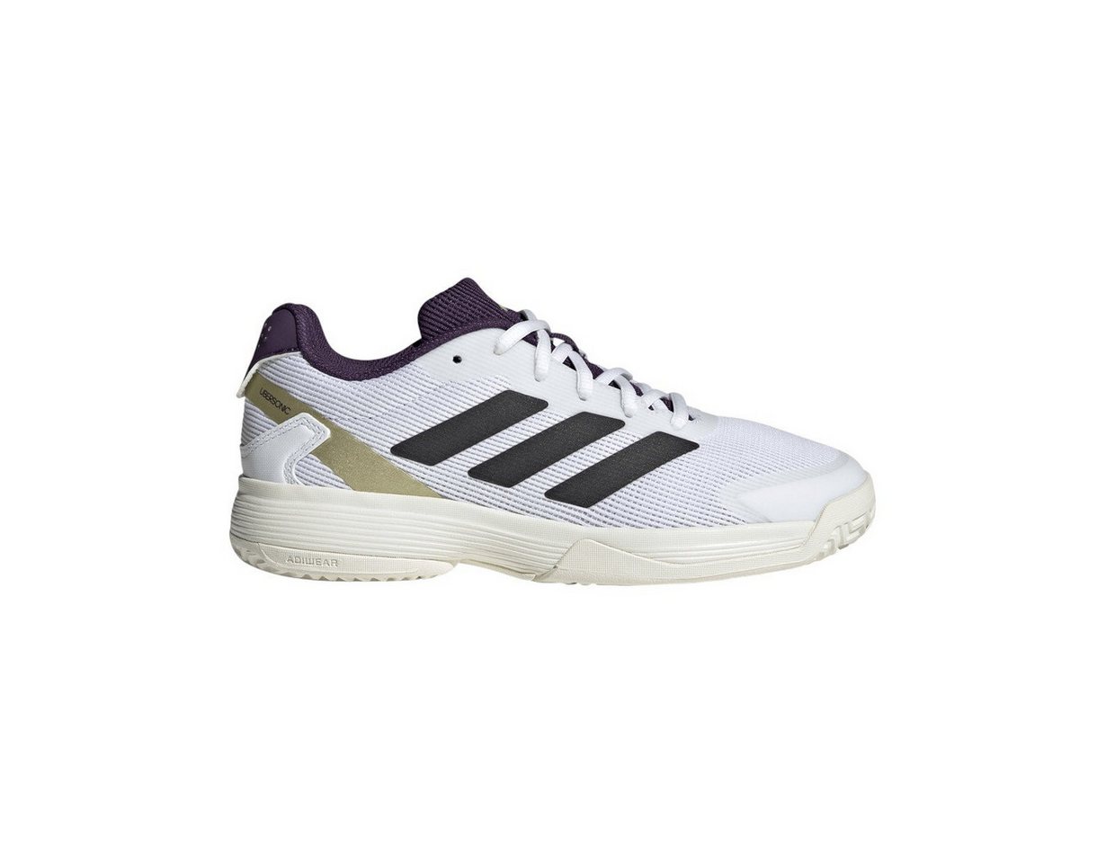 adidas Performance Ubersonic Allcourt 2025 weiss/schwarz/purple Kinder Tennisschuh