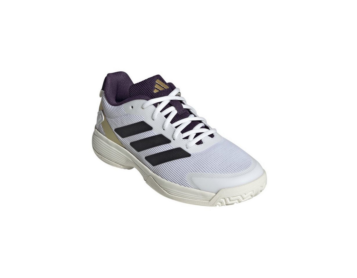 adidas Performance Ubersonic Allcourt 2025 weiss/schwarz/purple Kinder Tennisschuh Bild 3