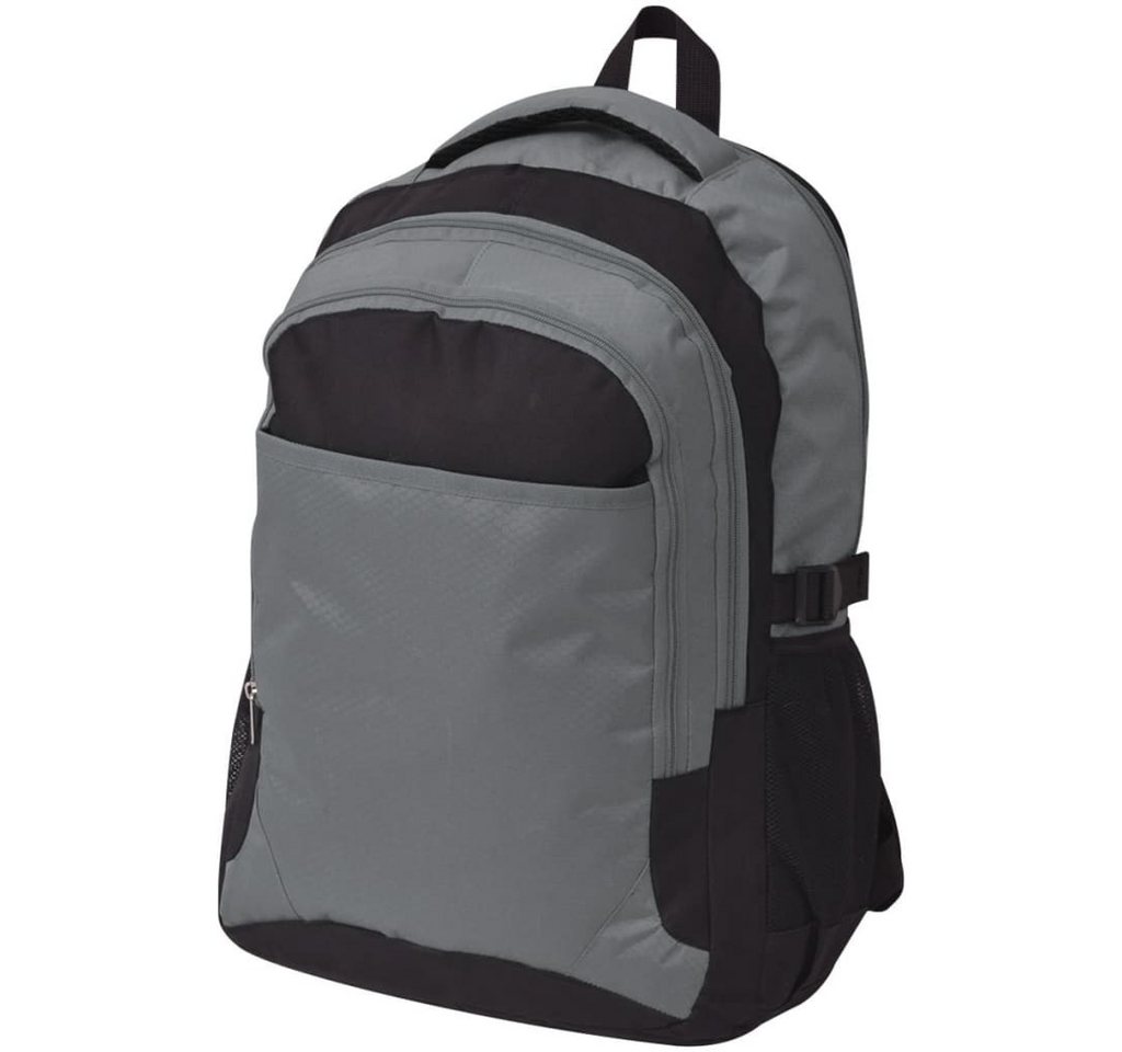 vidaXL Rucksack Schulrucksack 40 L Schwarz und Grau (1-tlg), Schulrucksack Laptop-Rucksack Sporttasche Freizeitrucksack 40 L Grün Bild 2