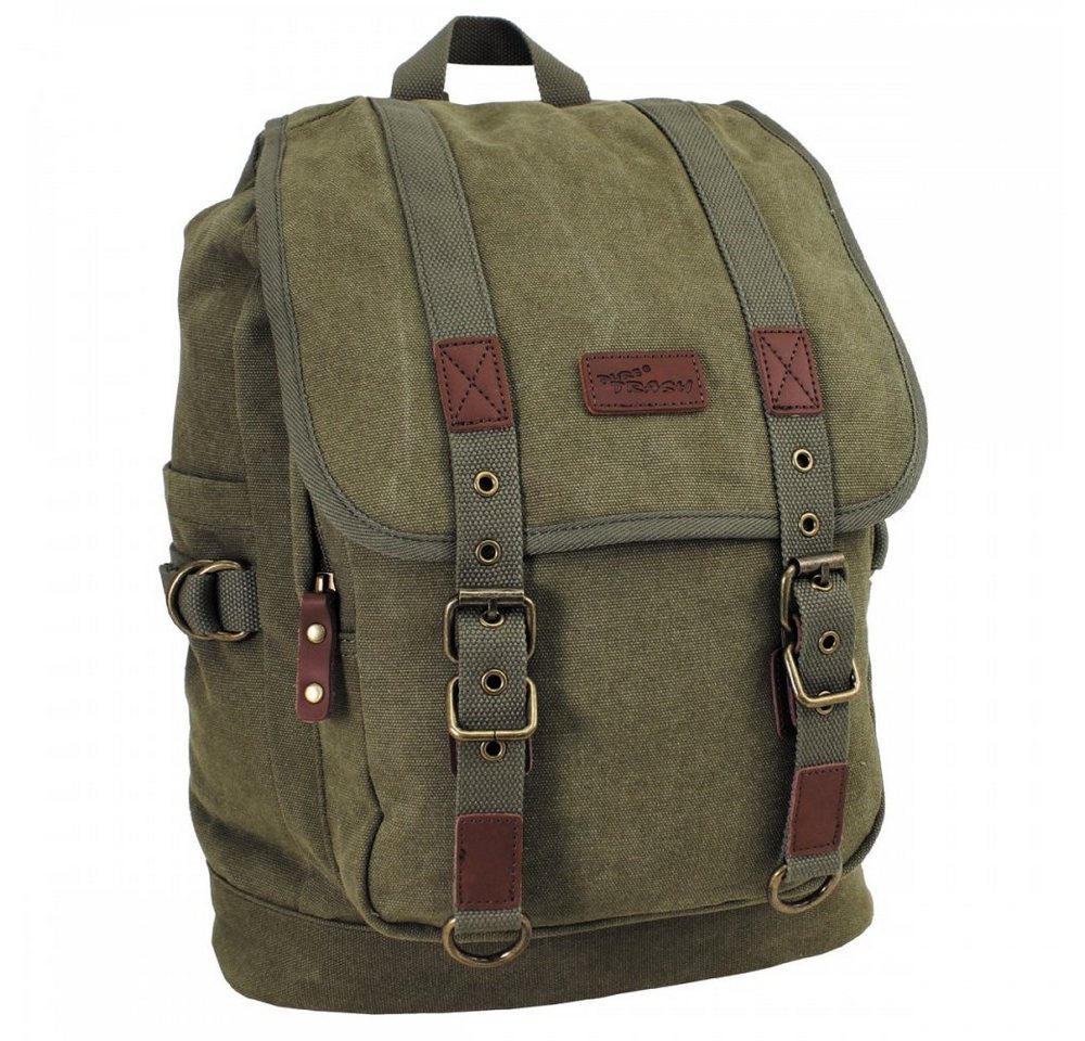 PureTrash Wanderrucksack Rucksack, Canvas, PT, oliv Bild 3