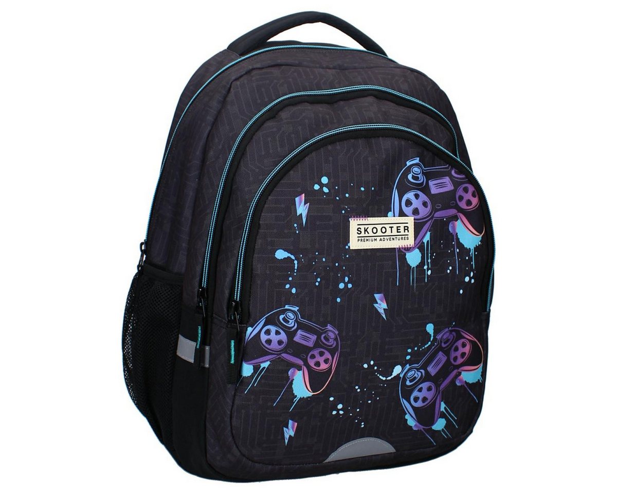 Vadobag Schulrucksack Skooter 34 Liter Game Face On (1-tlg), Laptopfach