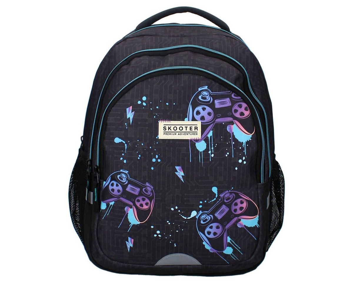 Vadobag Schulrucksack Skooter 34 Liter Game Face On (1-tlg), Laptopfach Bild 2