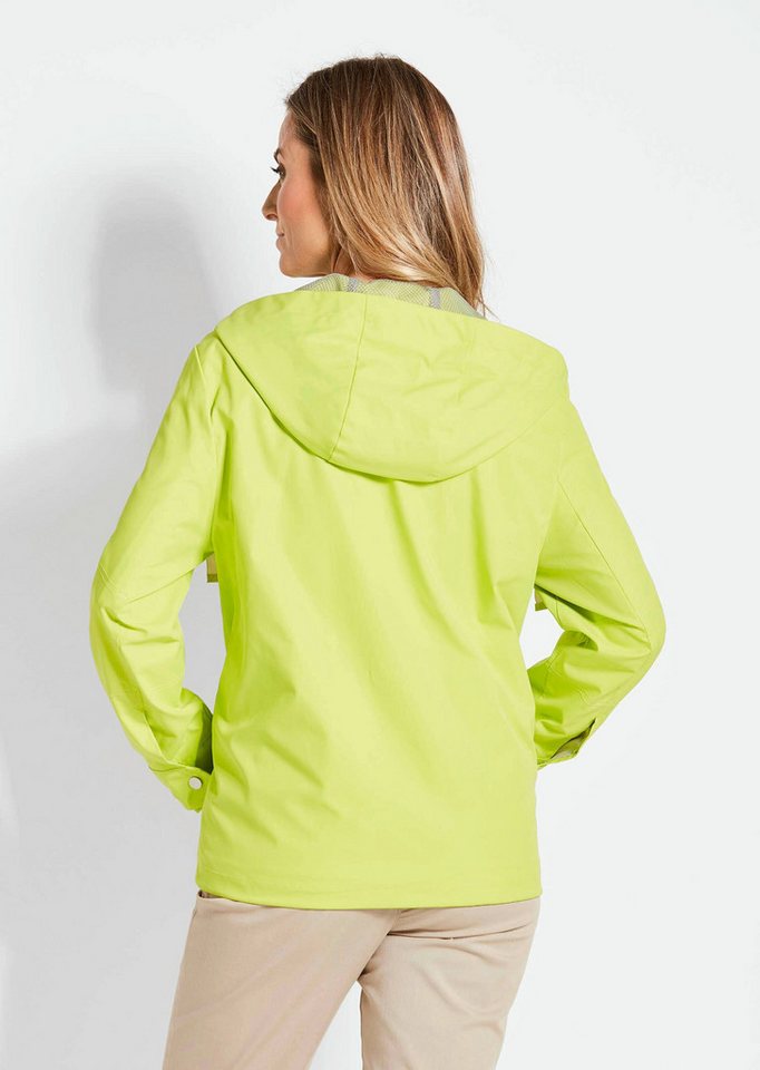 GOLDNER Outdoorjacke Sportive A-Linien-Jacke Outdoorjacke in Uni-Muster, Stehkragen, Gummibund, Pattentaschen Bild 5