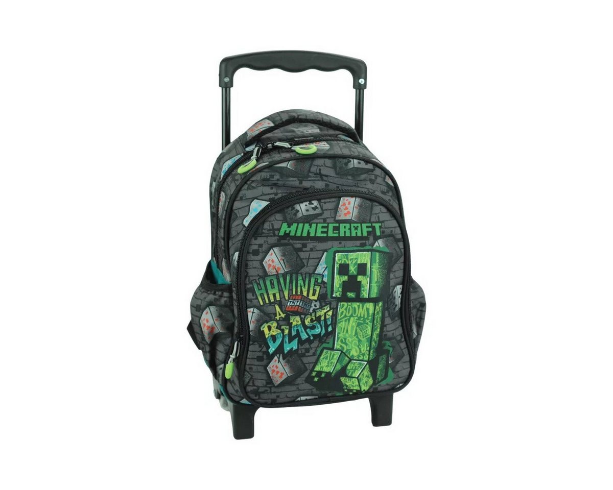 Minecraft Kinderrucksack Minecraft Metro Art Blast rollender Kindergarten Rucksack, (1-tlg) Bild 2