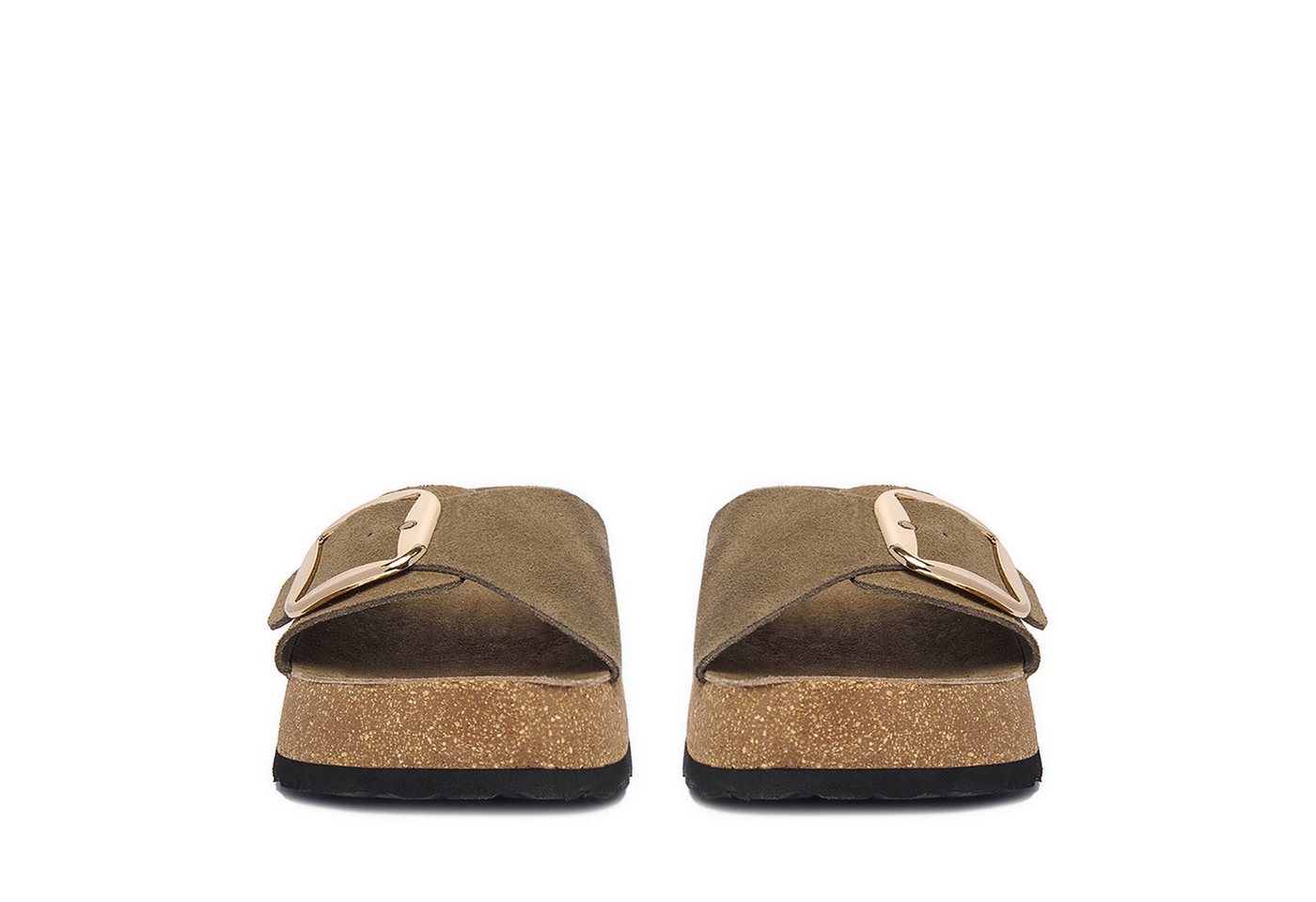LASOCKI Lasocki Damen-Flip-Flops in Khaki Badepantolette