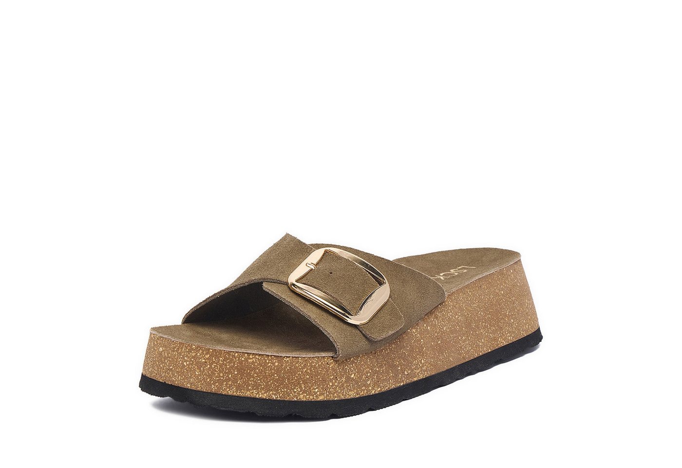 LASOCKI Lasocki Damen-Flip-Flops in Khaki Badepantolette Bild 3