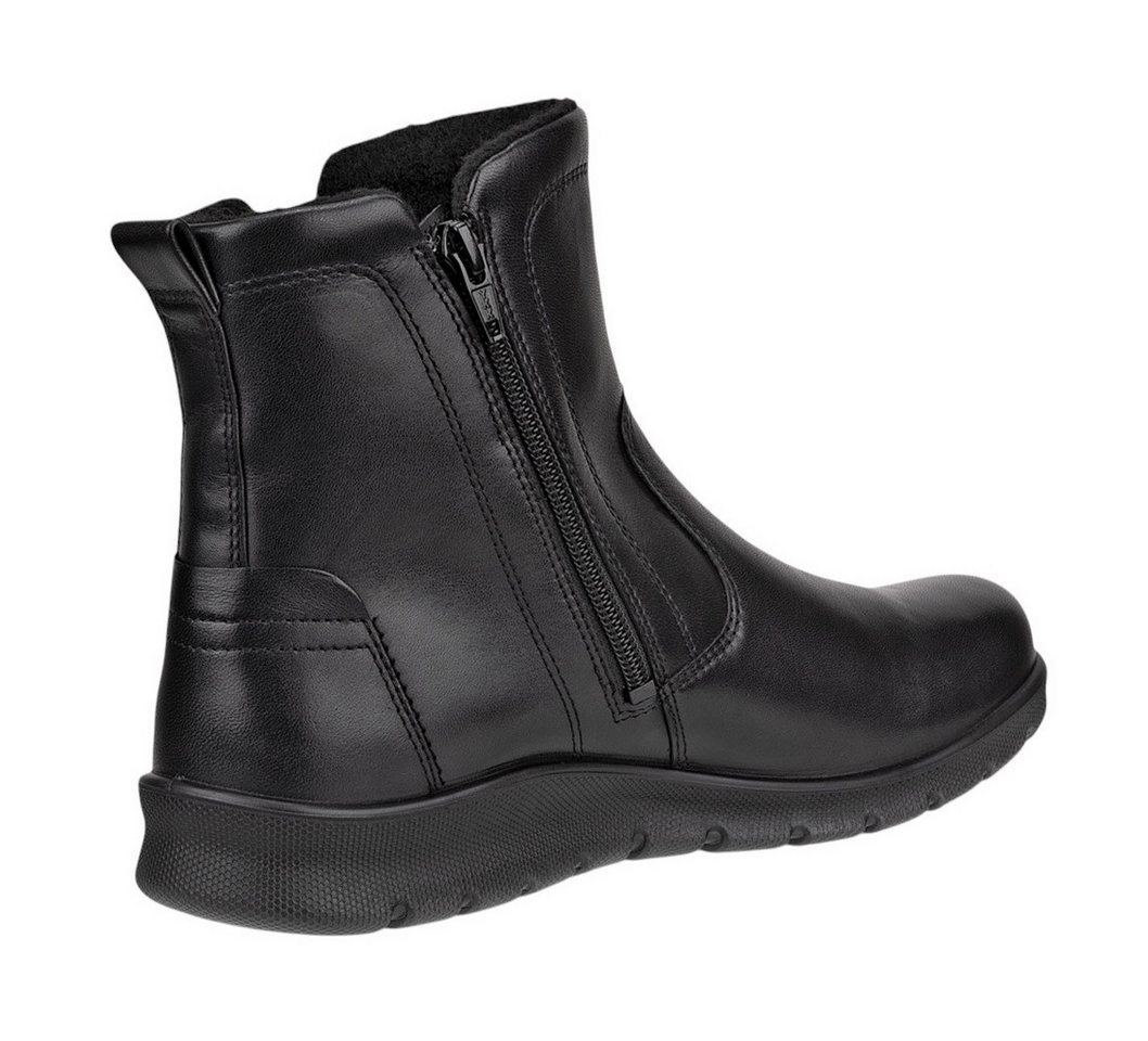 Ecco Stiefelette Barbett Boot Zip GTX (Premium-Leder, wasserdicht) schwarz Wanderschuh