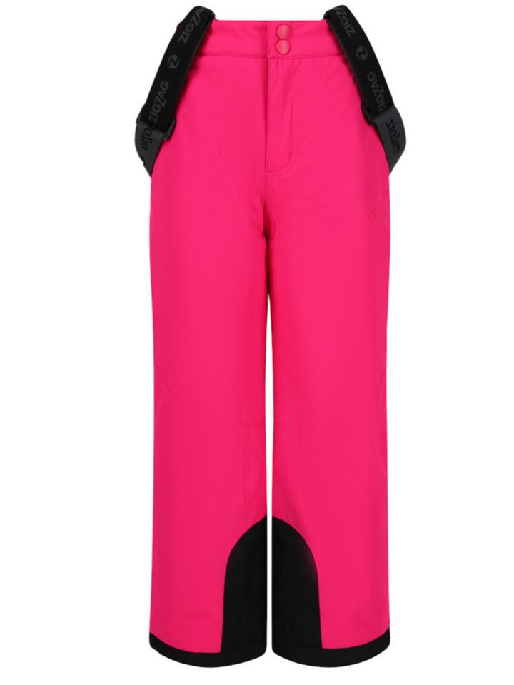 ZIGZAG Skihose ProvoW-PRO 10.000 (wasserdicht, atmungsaktiv, Schneefang) pink Kinder Bild 3