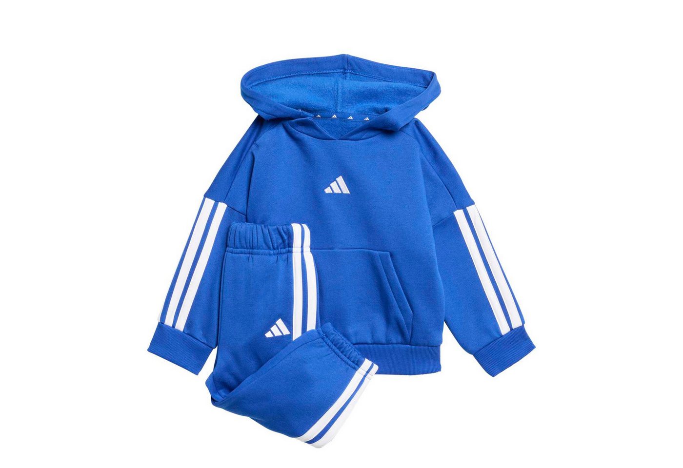 adidas Performance Jogginganzug Essentials (Baumwolle-Mischung) royalblau Kleinkinder Bild 5