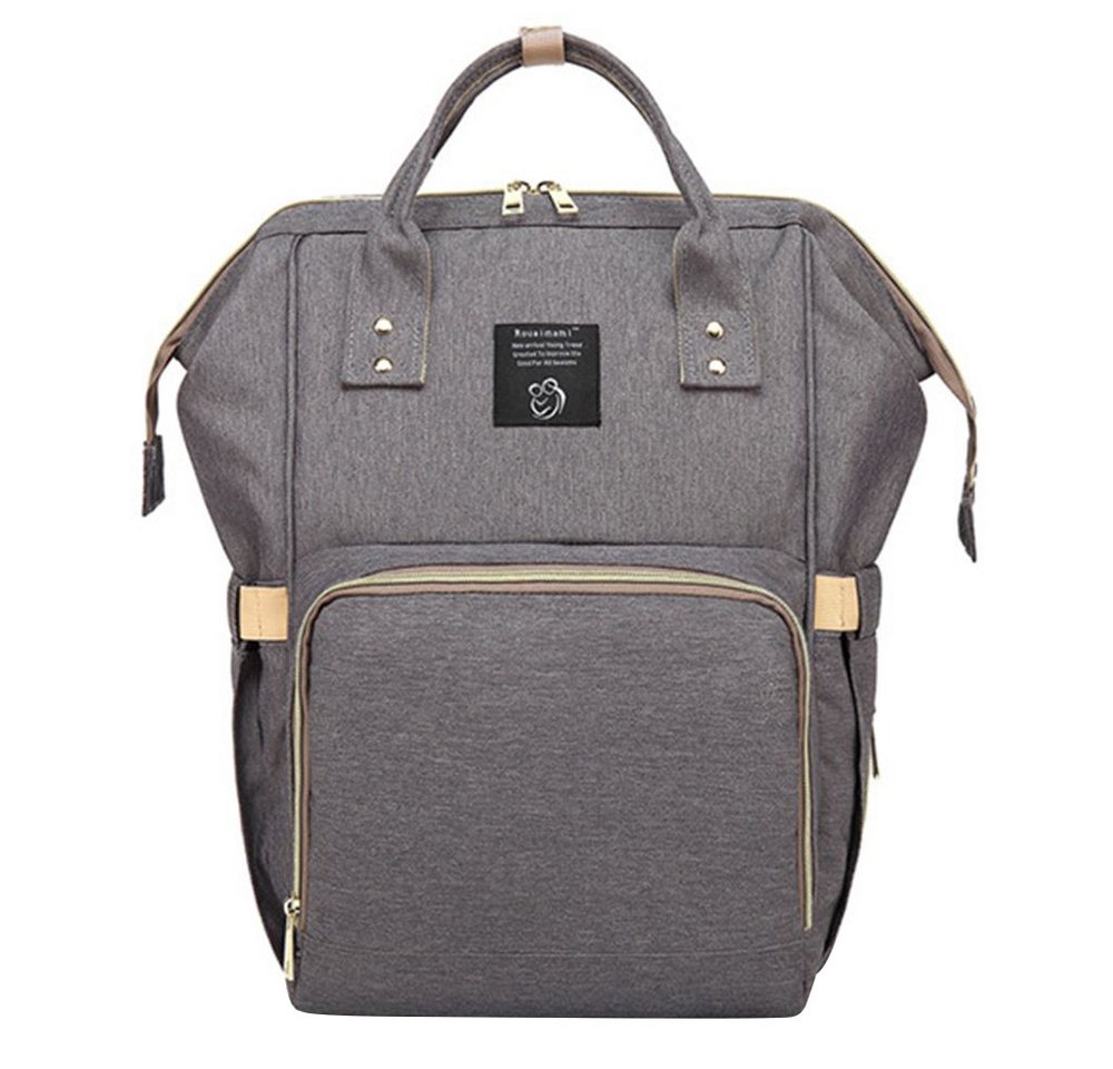 HUGERSTONE Wickeltasche wickelrucksack mommy bag mit großem Fassungsvermögen und 15 Taschen (1-tlg., Geeignet zur Aufbewahrung verschiedener Babyprodukte, 25 x 17 x 40cm), wasserdicht,Verschleißfest Bild 5