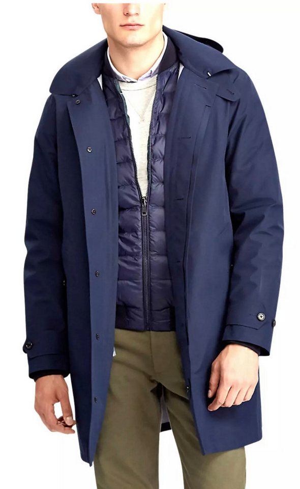 Polo Ralph Lauren 3-in-1-Funktionsmantel Commuter Coat 3 in 1 Parka Bomberjacke Integriertem Schirm und Sturmklappe mit echten Hornknöpfen