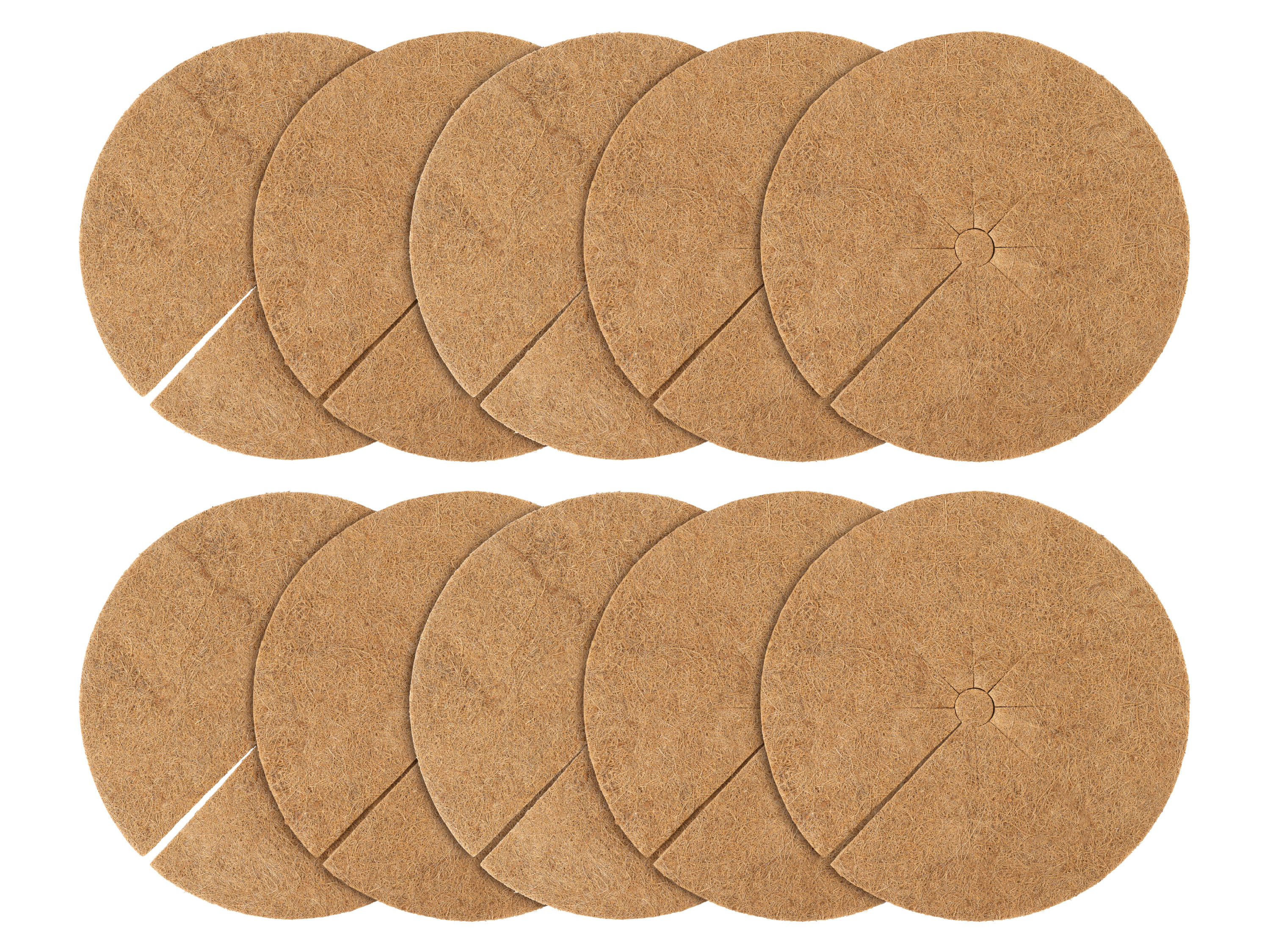 PARKSIDE® Kokosscheiben-Set, 10 Stück (Rund) Bild 2