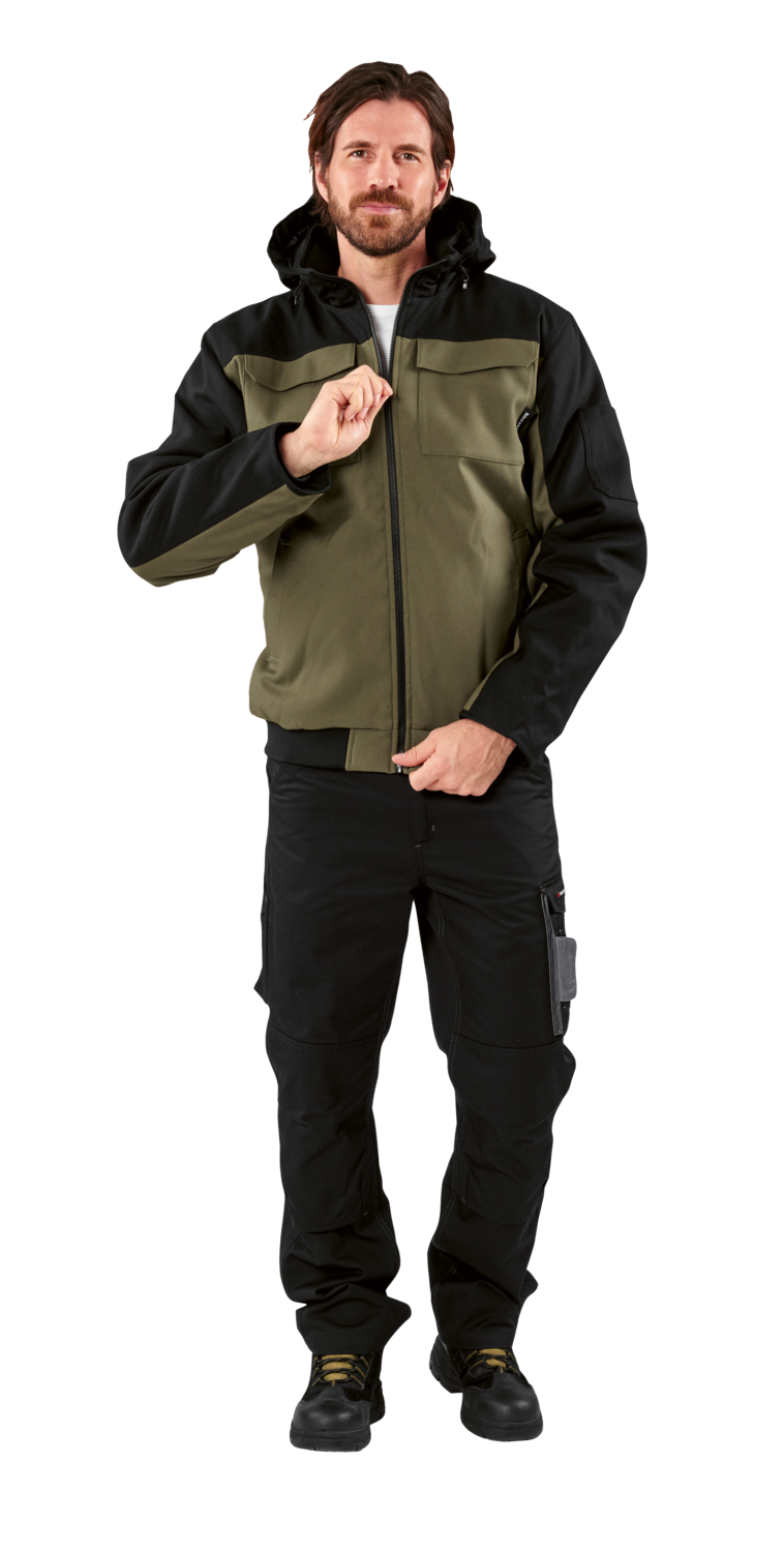 PARKSIDE® Herren Arbeitsjacke gefüttert (Braun/Schwarz, XL(56/58))