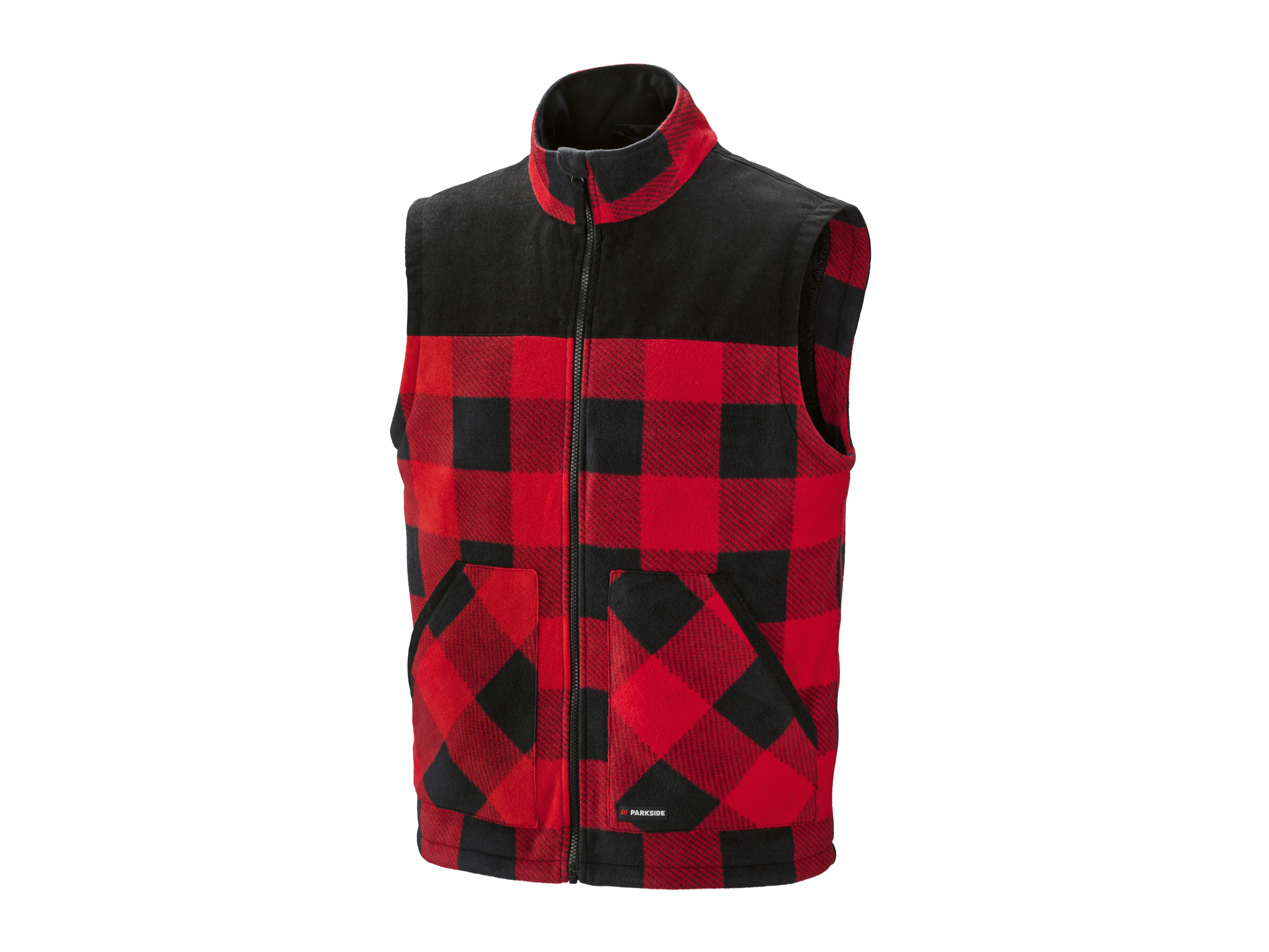 PARKSIDE® Herren Fleece-Weste (Rot, S (44/46)) Bild 2