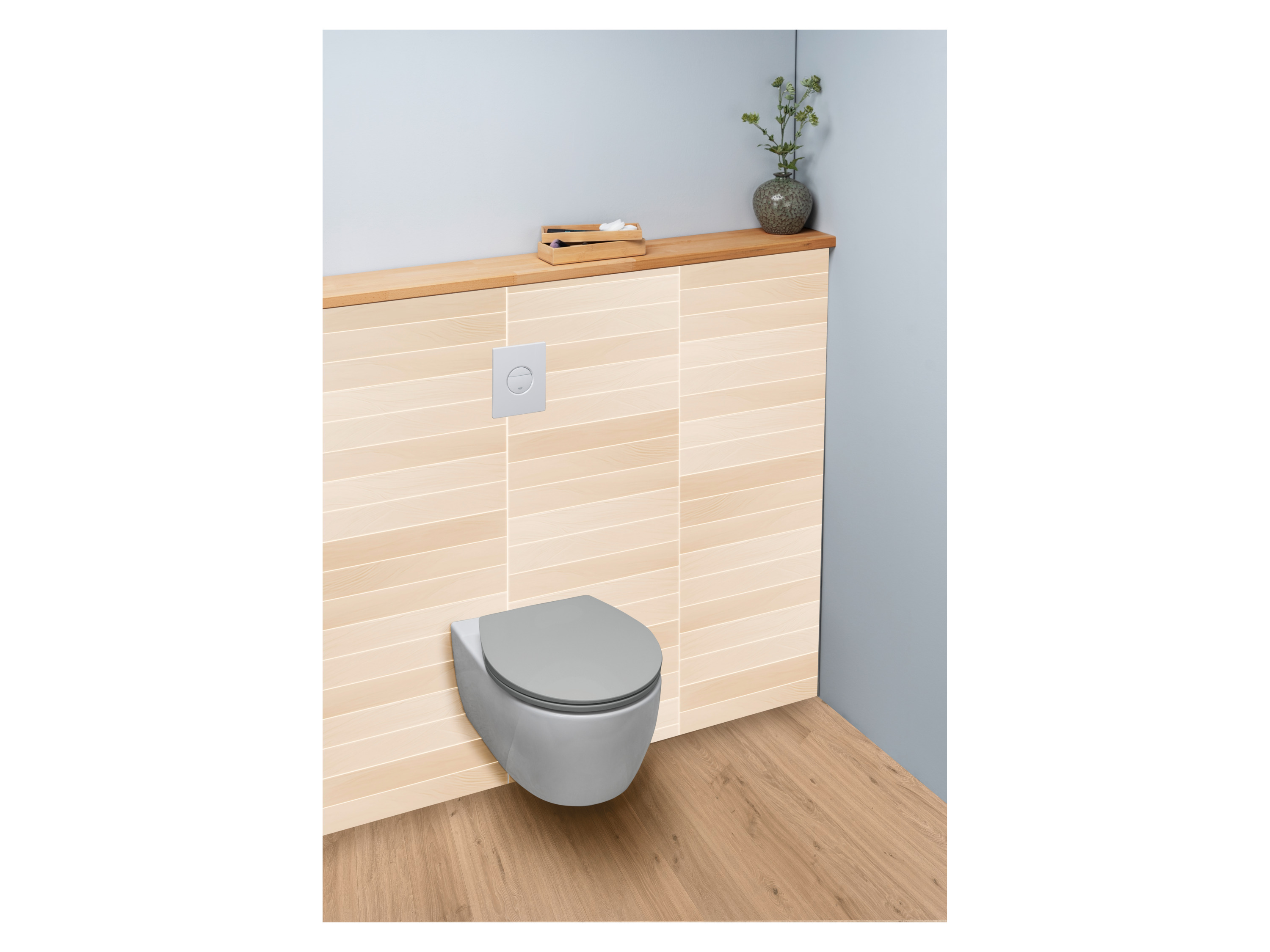 WENKO WC-Sitz Premium, mit Absenkautomatik (Grau)