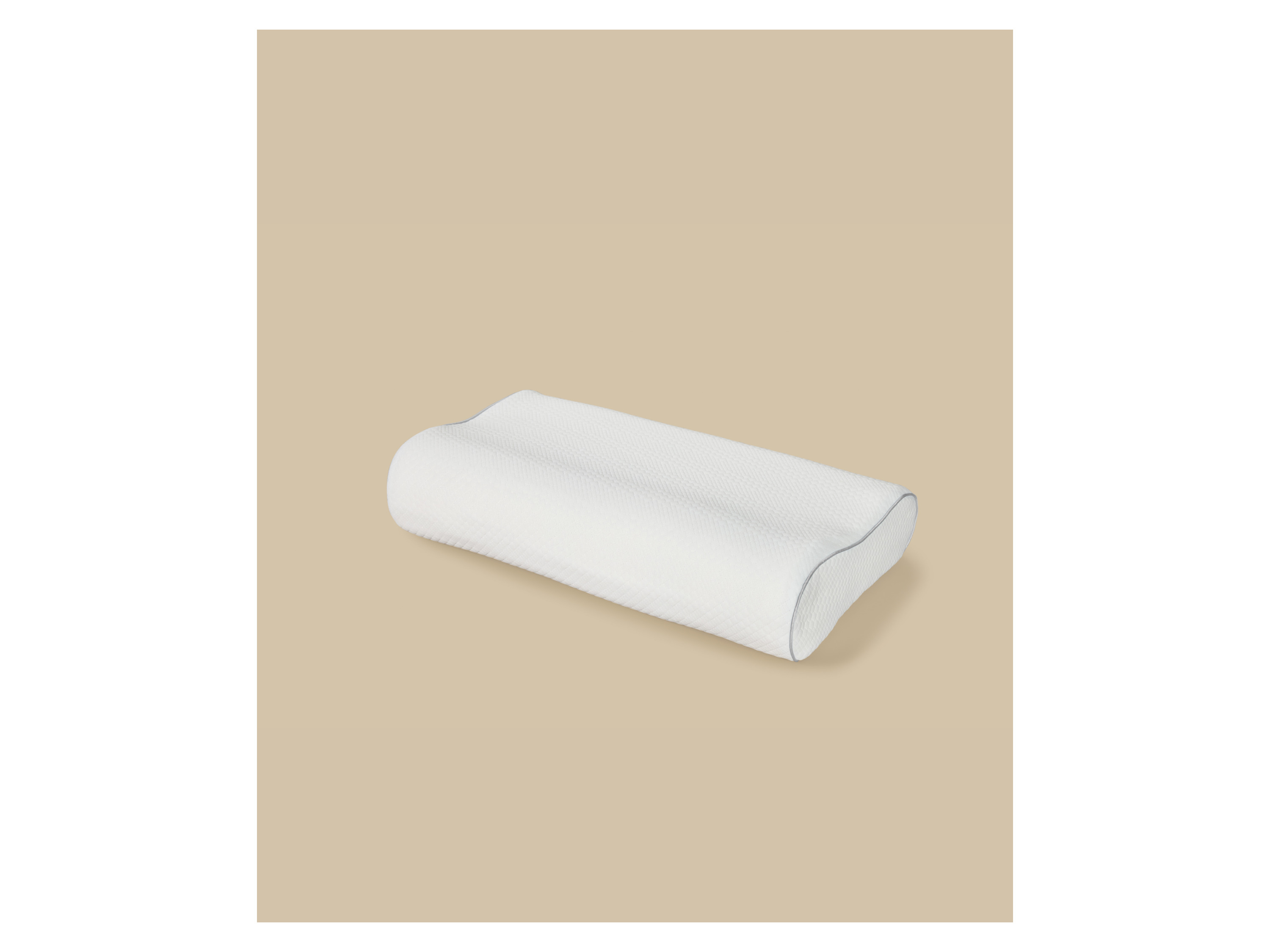 LIVARNO® Visko-Nackenstützkissen, 60 x 36 x 12/10 cm Bild 2