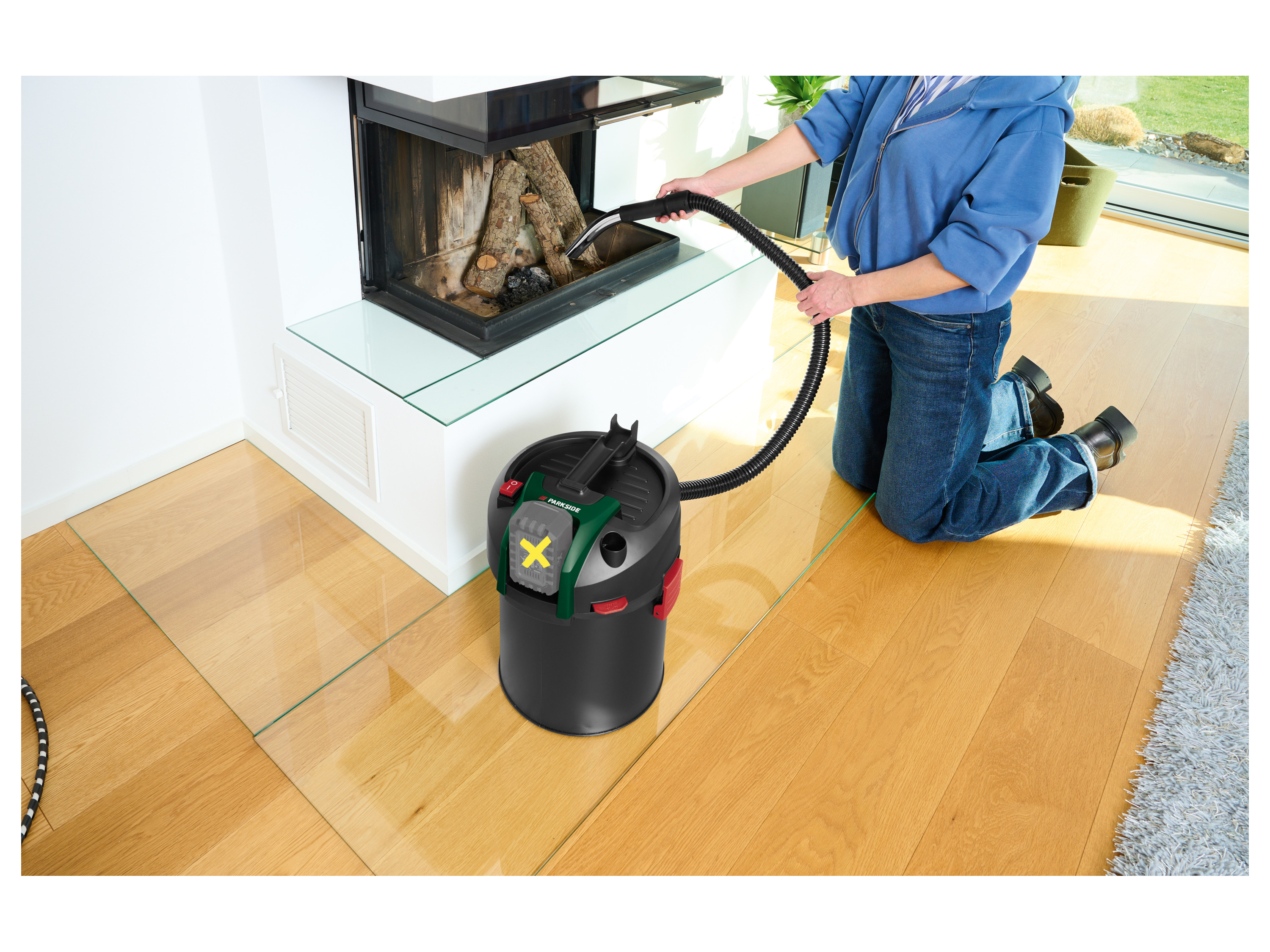 PARKSIDE® 20 V Akku-Aschesauger »PAS 20-Li 14 A1«, ohne Akkus – ohne Ladegerät