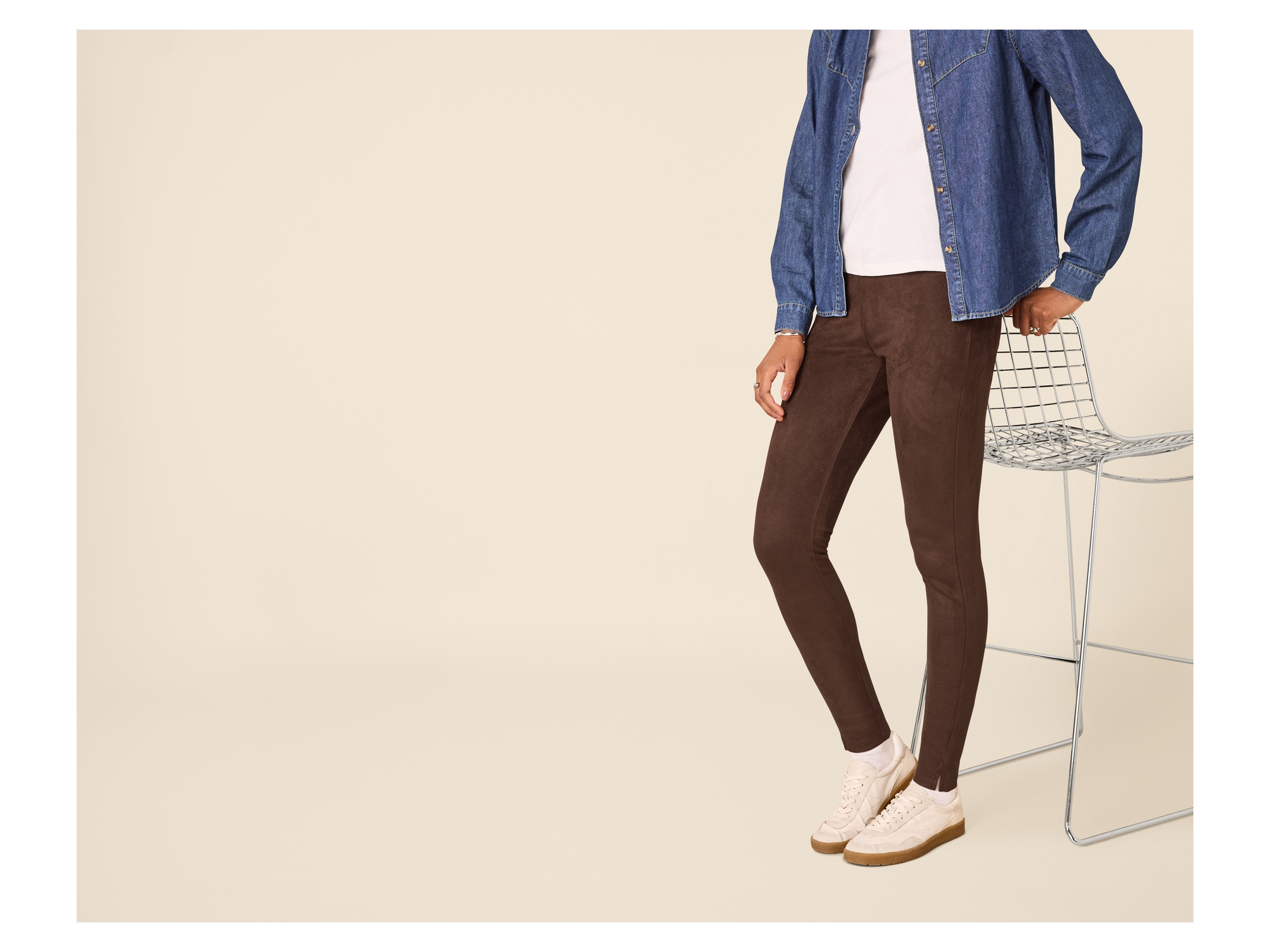 ESMARA® Damen Jeggings (Braun, XS(32/34)) Bild 3