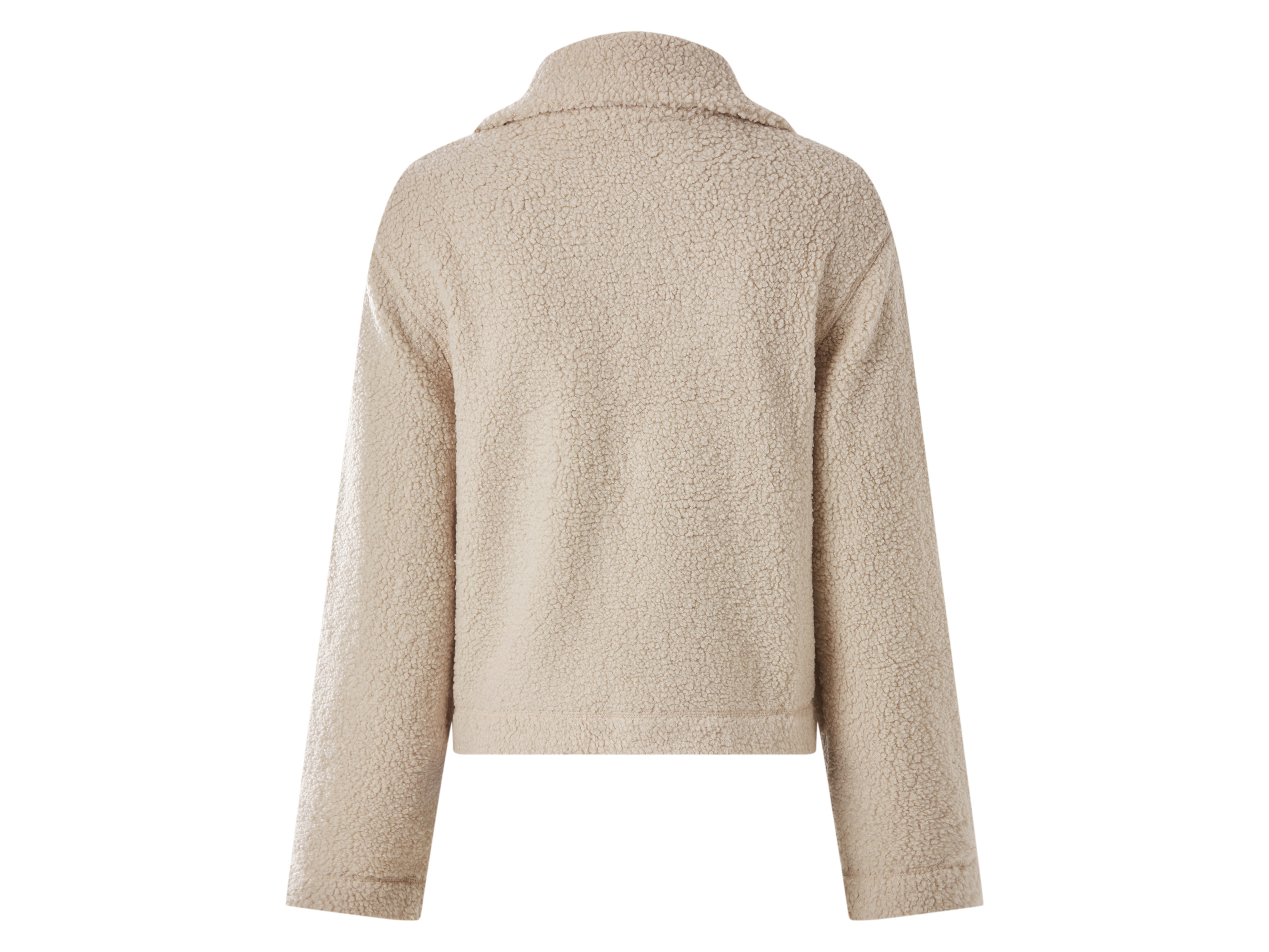 ESMARA® Damen Teddyfleece-Jacke (Beige, M(40/42)) Bild 2