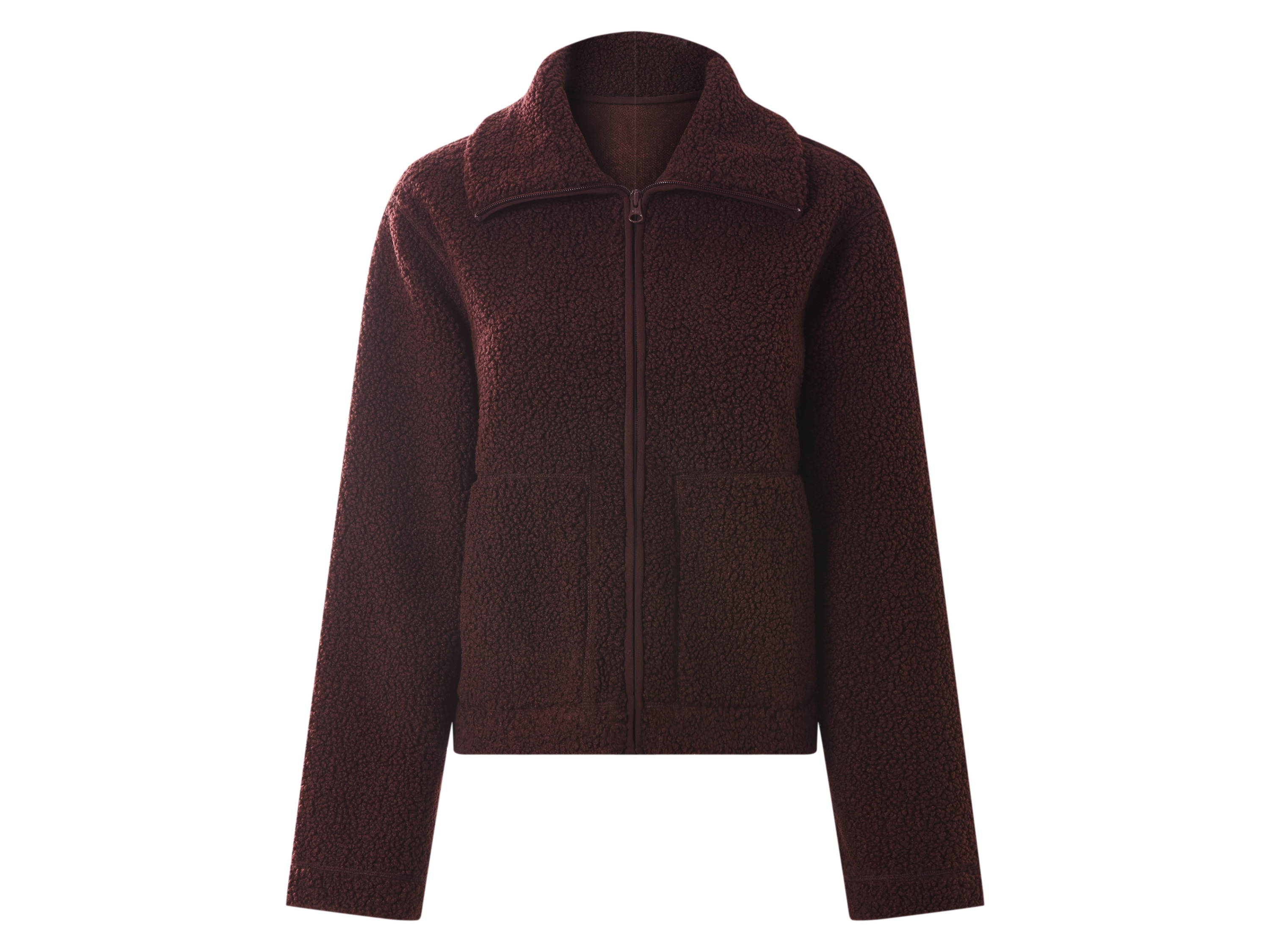 ESMARA® Damen Teddyfleece-Jacke (Rot, M(40/42)) Bild 2