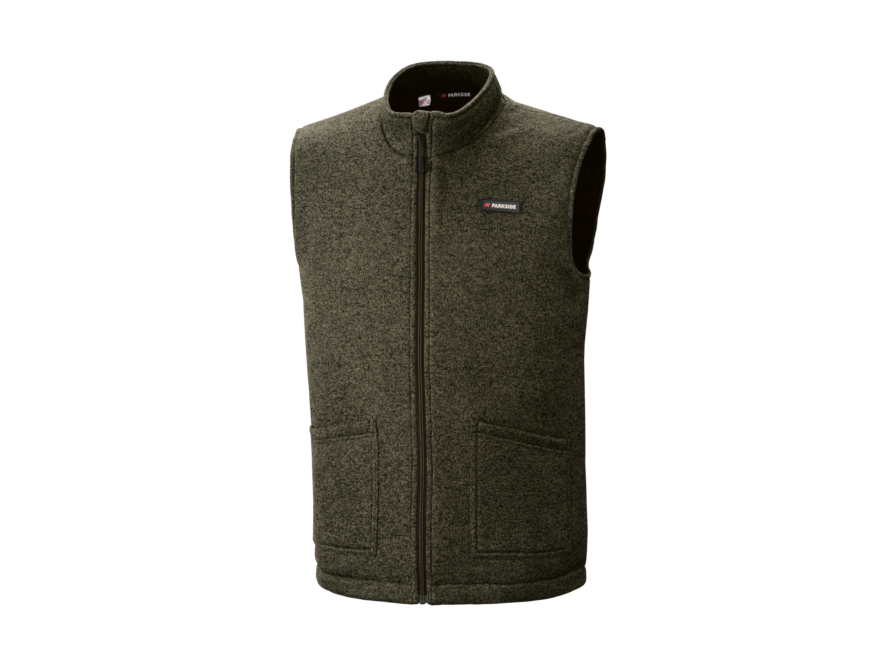 PARKSIDE® Herren Strickfleece-Weste (Khaki, M (48/50)) Bild 3