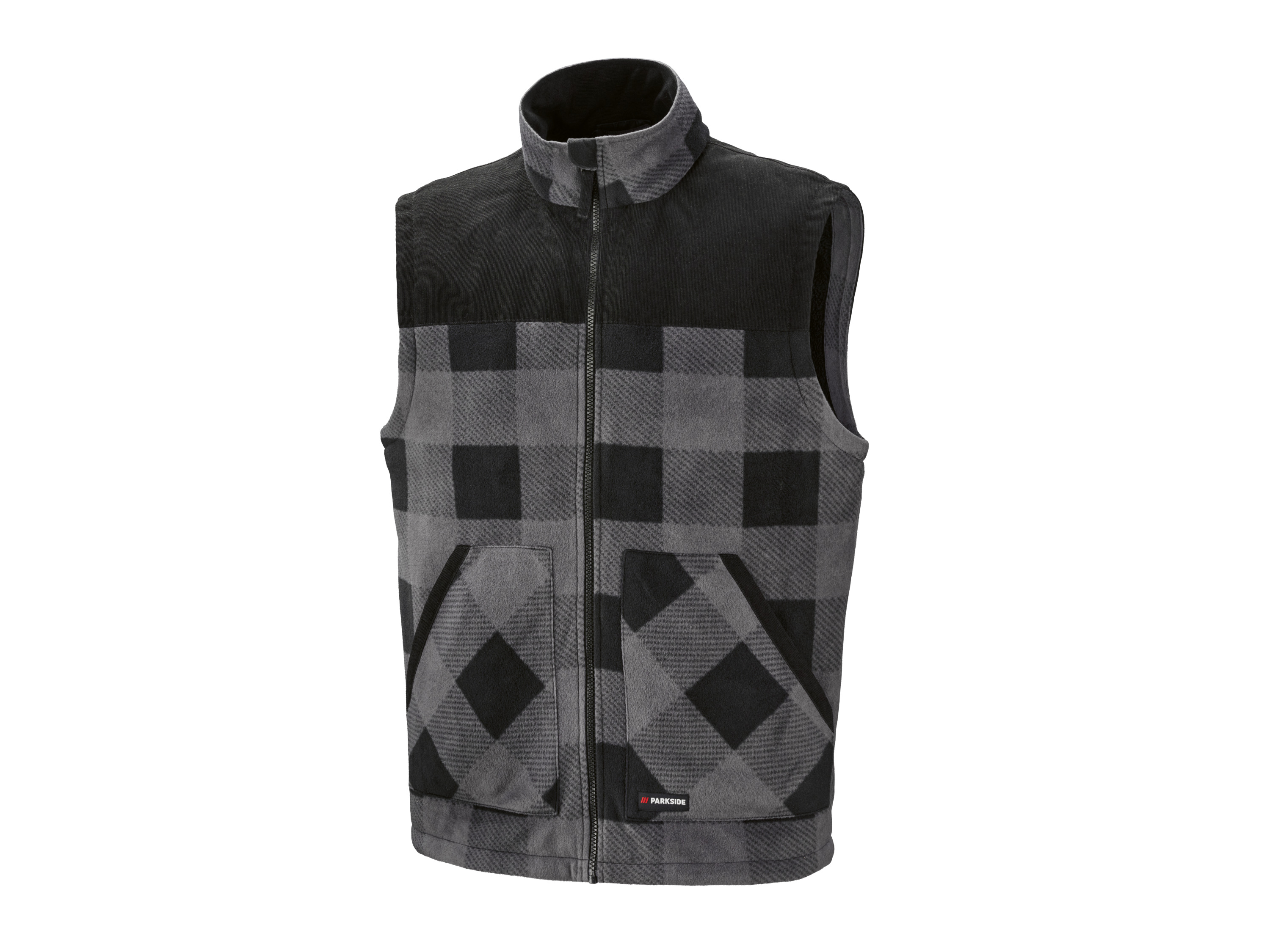PARKSIDE® Herren Fleece-Weste (Grau, XXL (60/62)) Bild 2