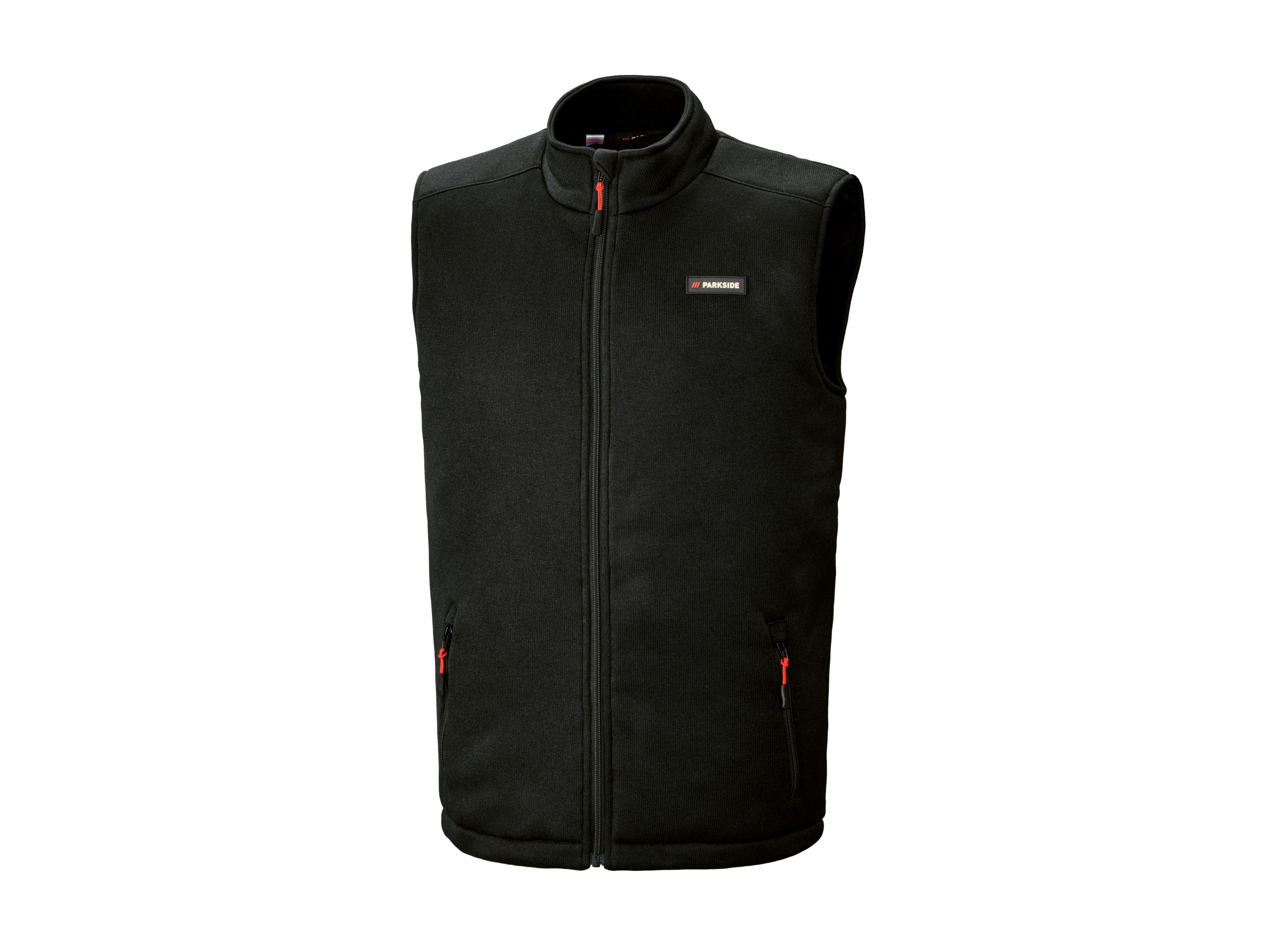 PARKSIDE® Herren Strickfleece-Weste (Schwarz, M (48/50))