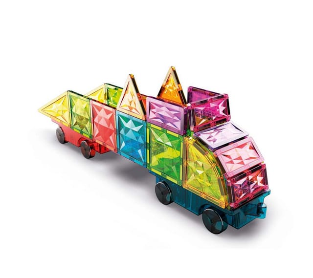 4211 Geomag Magnetic Tiles Gems Vehicles 24