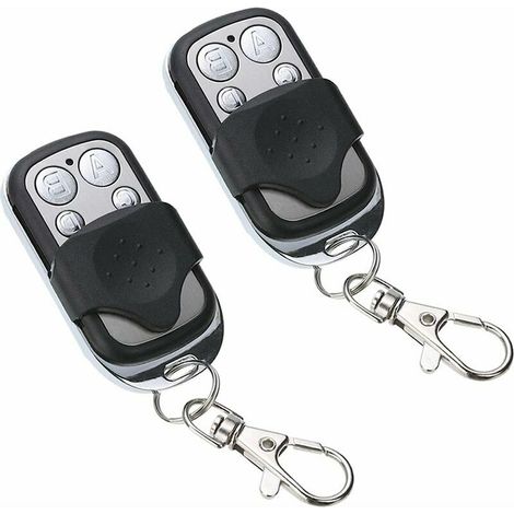 Télécommande Universelle [2 Pièces], Télécommande De Porte Universelle 433 Mhz Pour Portes De Garage Automatiques