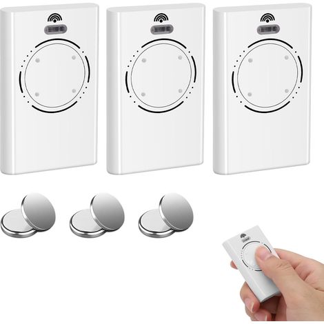 3 Télécommande Portail 4 Canaux 868mhz Compatible Xt4 Xt2 Clé Compacte Garage