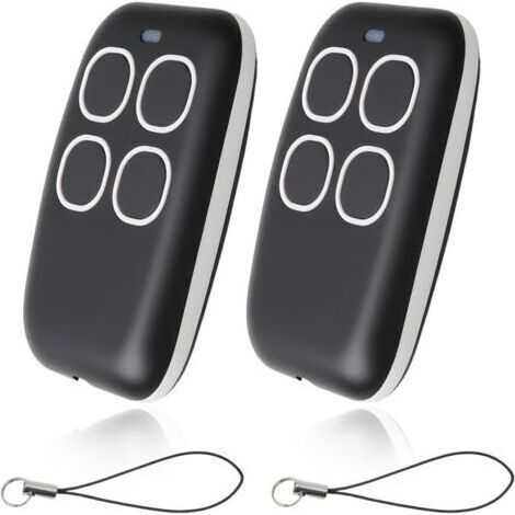 2pcs Télécommande Universelle Portail Garage De 280–868 Mhz Universel 4 En 1 Multifréquence Porte Garage Rolling Code Telecommande Compatible Avec Came Top432ee/ Ev/na, Pile Cr2032 Incluse