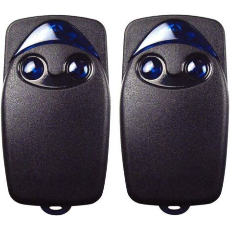 2 X Flo2r-s Télécommande Motorisation Portail Porte De Garage 433,92mhz 2 Touches Garantie De 3 Ans