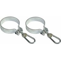 Lot De 2 Crochets De Balançoire Avec Mousqueton Pour Poutres Rondes Ø 10cm