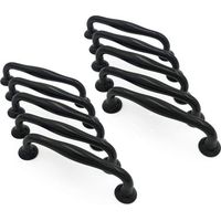 10x Poignées Et Boutons De Tiroir Cuisine Armoire Porte Poignées Placard Tiroir Chambre Meubles Tirer Entraxe 96 Mm