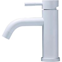 Blanc Peinture En Acier Inoxydable Robinets Salle De Bains Mélangeur Bassin Évier Robinet