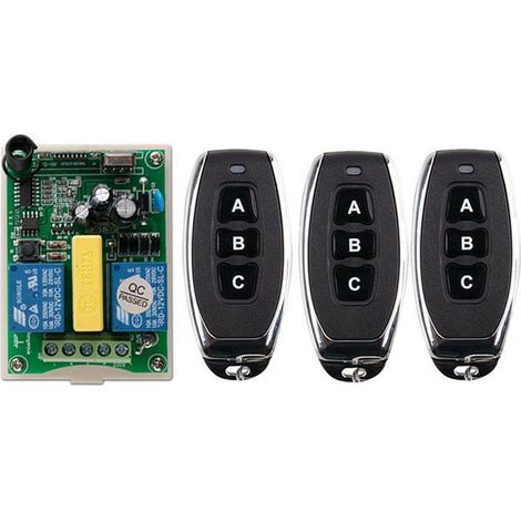 Télécommande Sans Fil Interrupteur 220v Moteur Volet Roulant Porte Télécommande Interrupteur/télécommande Bidirectionnelle Panneau De Commande