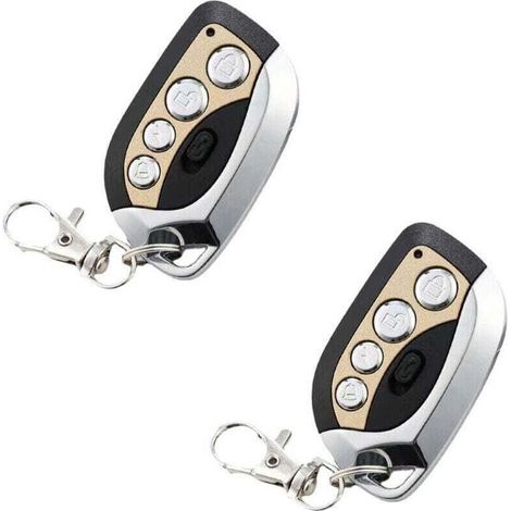 Duplicateur De Commande À Distance Sans Fil, Xu,télécommande Portail Copie,433.92mhz Clonage Électrique Clonage Universel Duplicateur Clé Fob Pour Porte De Garage (2 Articles) - Kzq