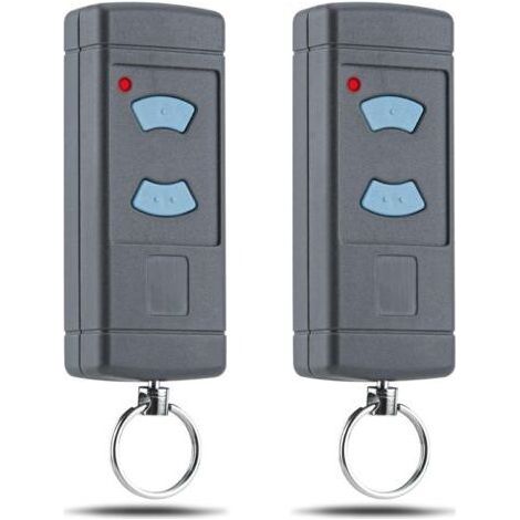 Lot De 2 Télécommandes Pour Hormann Hsm4-868 Hse2-868 - Ouvre-porte De Garage - 868,3 Mhz - Bouton Bleu - Hs4-868, Hs(m) 2/4, Hsz1-868, Hsp4-868 Hsp4-c Hsd2-a Hsd2-c