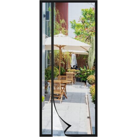 Moustiquaire Porte Fenetre Magnetique 90x210 Pour Porte Coulissante, D'Entrée, Battante,enroulable, Caravane, Balcon, Camping Cardengyank