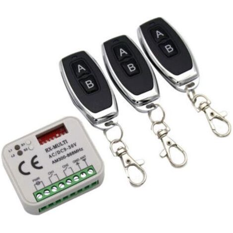900m, 30v, Télécommande - Récepteur À Distance Pour Portail De Garage 433 868mhz 300-900mhz 9-30v Avec Télécommande