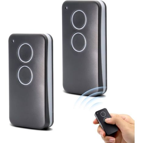 433,92mhz Telecommande Compatible Avec V2,2 Canaux Télécommande Pour V2 Phox 2/phox 4,handy 2/handy 4,phoenix 2/phoenix 4,txc4,trc4,tsc4(2 Pièces)