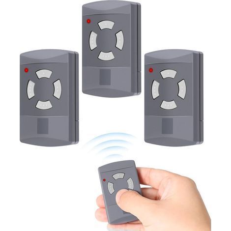 3 Parties Telecommande Portail 40,685 Mhz Pour Hormann Hse 2/4 Hs 2/4 Hsm 2/4, 4 Canaux, Rolling Code, Télécommande De Portail, Télécommande Porte De Garage