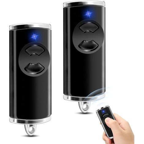 868mhz Telecommande Portail,telecommande Compatible Avec Hörmann,2 Canaux Télécommande Porte De Garage Pour Hörmann Hse1/hse2/hse4-868-bs, Hs1/hs4/hs5-868-bs,hsp4-868-bs (lot De 2)