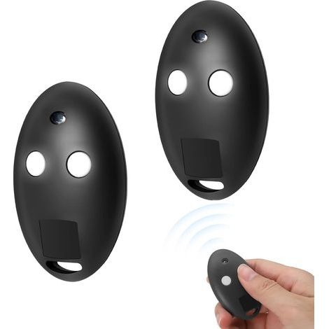 433.92 Mhz Télécommande Portail Pour Mitto 2/4, Mitto 2m/4m, Télécommande Pour Porte De Garage, 2 Canaux, Code Roulant, Kleio B Rca 02/rca 04, Trc1/trc2/trc3 Télécommandes (2pcs)
