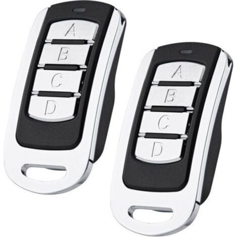 Lot De 2 Ouvre-porte De Garage 250-868 Mhz Pour Émetteur Portatif Hörmann Hsm4 Hse4 Se2 Hsm4 Compatible Avec L'Émetteur Manuel Marantec Digital D302 D304 D384 Compatible Avec L'Émetteur Manue
