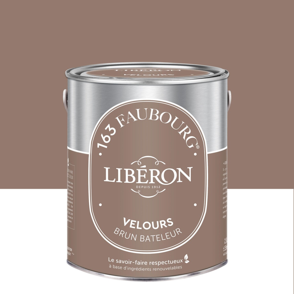 Libéron Samtbraune Farbe Für Wände, Decken Und Holzarbeiten, 2,5 L Liberon