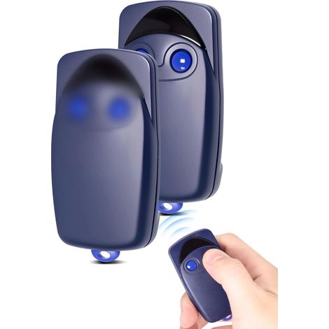 1 Télécommande Portail 433mhz, 2 Boutons, Code Fixe, Pour N1ce Flo2 Flo4, Usage Garage